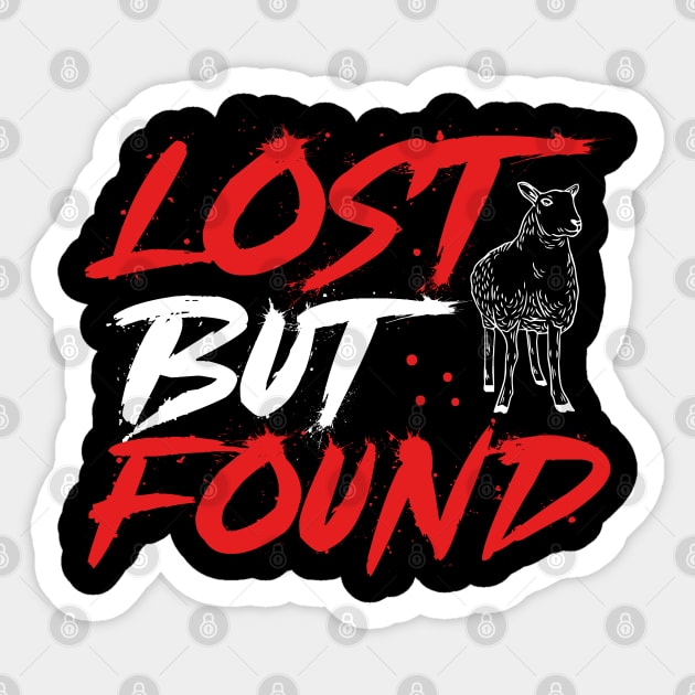 Lost but Found Christian Faith Sticker by aneisha